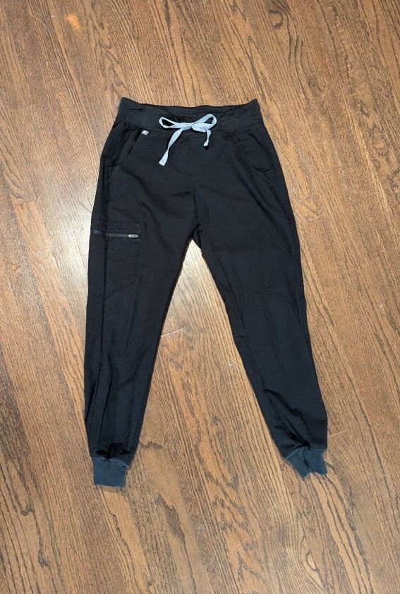 Figs Zamora Jogger Bottoms Scrub Pants black women's Xsmall