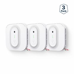 3 PACKS XP02-AR Hardwired Smoke and CO Alarm with Voice Alerts