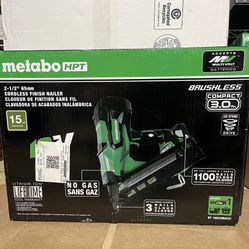 METABO HPT 2.5-in 15-Ga. Cordless Finish Nailer (Battery & Charger Included)