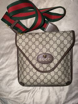Gucci Neo Vintage Envelope Messenger GG Coated Canvas Medium