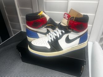 Jordan 1 Union Fragment Varsity Red Sport Royal size 7.5 M