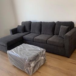 Sectional With Ottoman ¡¡BRAND NEW!! NOW IN STOCK 