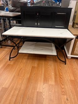 Marble-Top Coffee Table