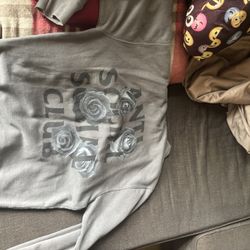 Grey Anti Social Club Pull Over  It Is Also A Medium In Men