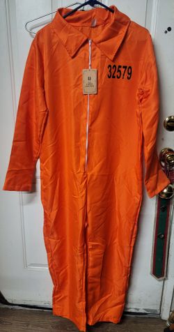 orange prison inmate jumpsuit Halloween costume size XS