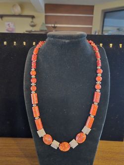 Genuine Sponge Coral Necklace 