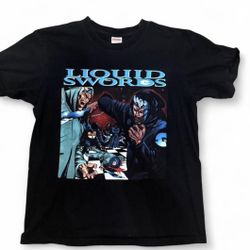 Supreme FW18 Gza Liquid Swords Tee Size Medium Black