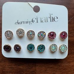 New Set Of Six Earrings. 