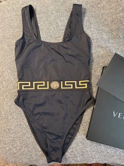 Versace Greca Border One-Piece Swimsuit