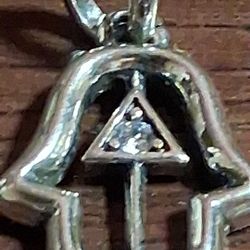 Pandora Authentic Brand New Sterling Silver Sparkling L HASMA HAND 2 SIDED PENDANT CHARM
