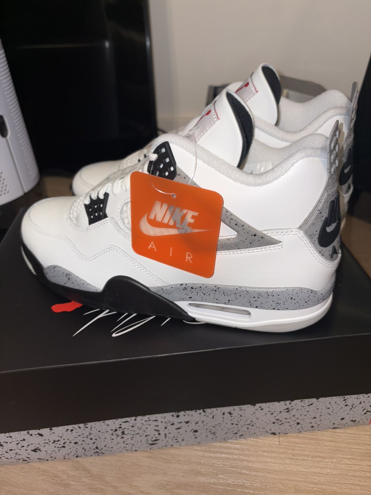 Jordan Retro 4 White Cement Sz 7-11🔥 DS RETAIL!