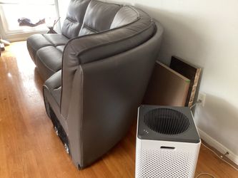Leather sectional missing recliners