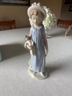 Vintage Lladró #5045 “Belinda with Her Doll” – Retired – Original Box