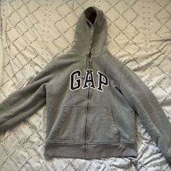 Gray GAP Zip Up Medium 