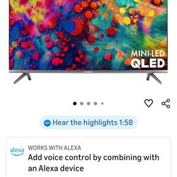 TCL 55" QLED 55R635 with PVR (Needs Easy Repair)