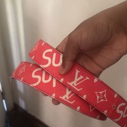 Louis Vuitton x Supreme Belt