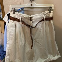Karen Scott Cuffed Shorts Size 18 