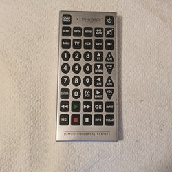Remote Control INNOVAGE Jumbo Universal Remote 11" Height 5" Width