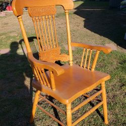 Chair  SOLID OAK Arm Chair