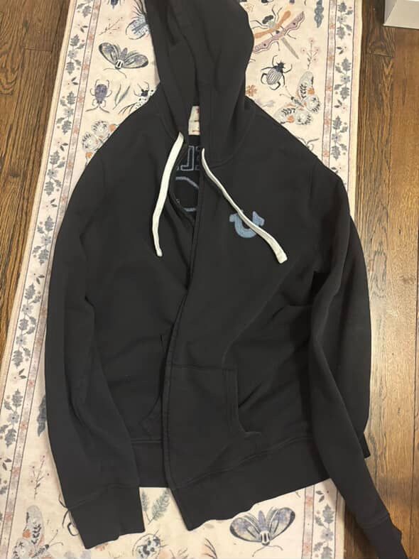 True Religion Zip-Up Hoodie - Size 2XL
