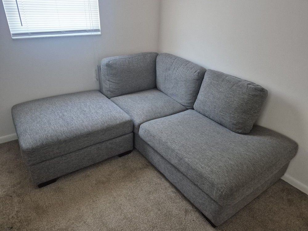 Couch + Ottoman For Sale