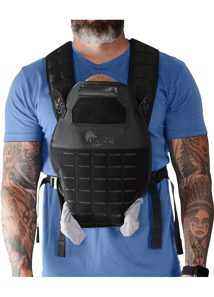 WOLF TACTICAL Toddler and Baby Carrier for Men - Dad Baby Carrier Military Mens Baby Carrier for Infants and Toddlers