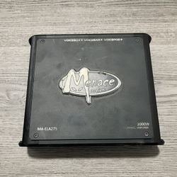 MEANACE AUDIO 2000 WATT AMP 