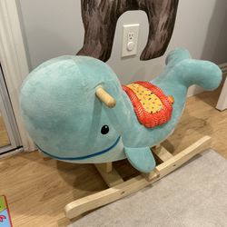 Blue Whale Rocking Horse 
