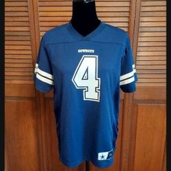 Dallas Cowboys #4 Dak Prescott Size (XL) X-Large Blue Jersey