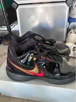 Black university red gold Nike Zoom Lebron NXXT