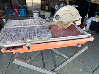 Rigid Wet Tile Saw with Stand