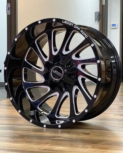 22X12 LEGION CHROME WHEELS 33/35" TIRES 