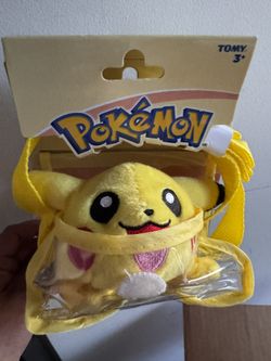 Pokémon 6in Clear Bag With Plush