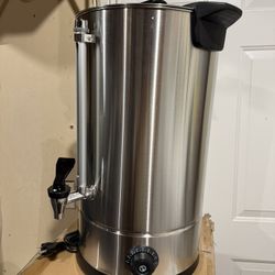 15L Stainless Steel Commercial Coffee Urn – Brand New