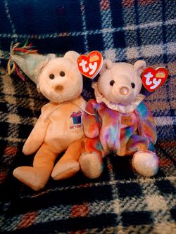 Vintage October Birthday Party Pair