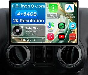 11.5" Android 13 Car Stereo for Jeep Wrangler JK Grand Cherokee Ram