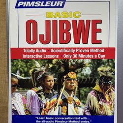 5 CD Pimsleur BASIC OJIBWE Language Course