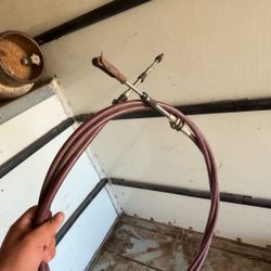 Marine steering and throttle cable