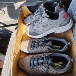 Skechers men's size 12 shoes. $40 total for both pairs.