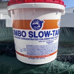 Slow Tabs Chlorine Tabs 8 Lbs