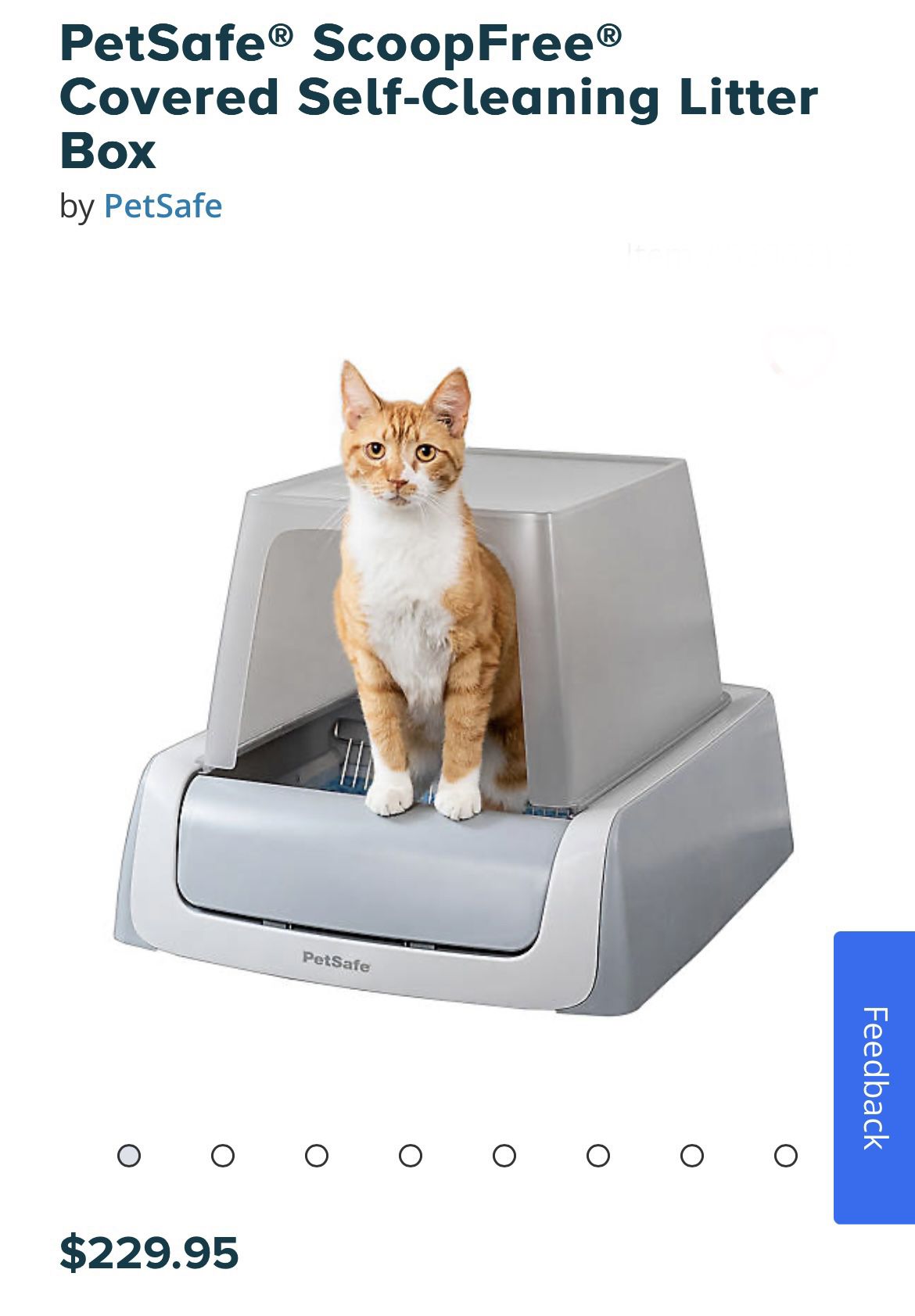 Self Cleaning Litter Box 