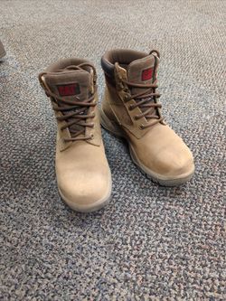 Cat Steel Toe Women's Work Boots Size 7