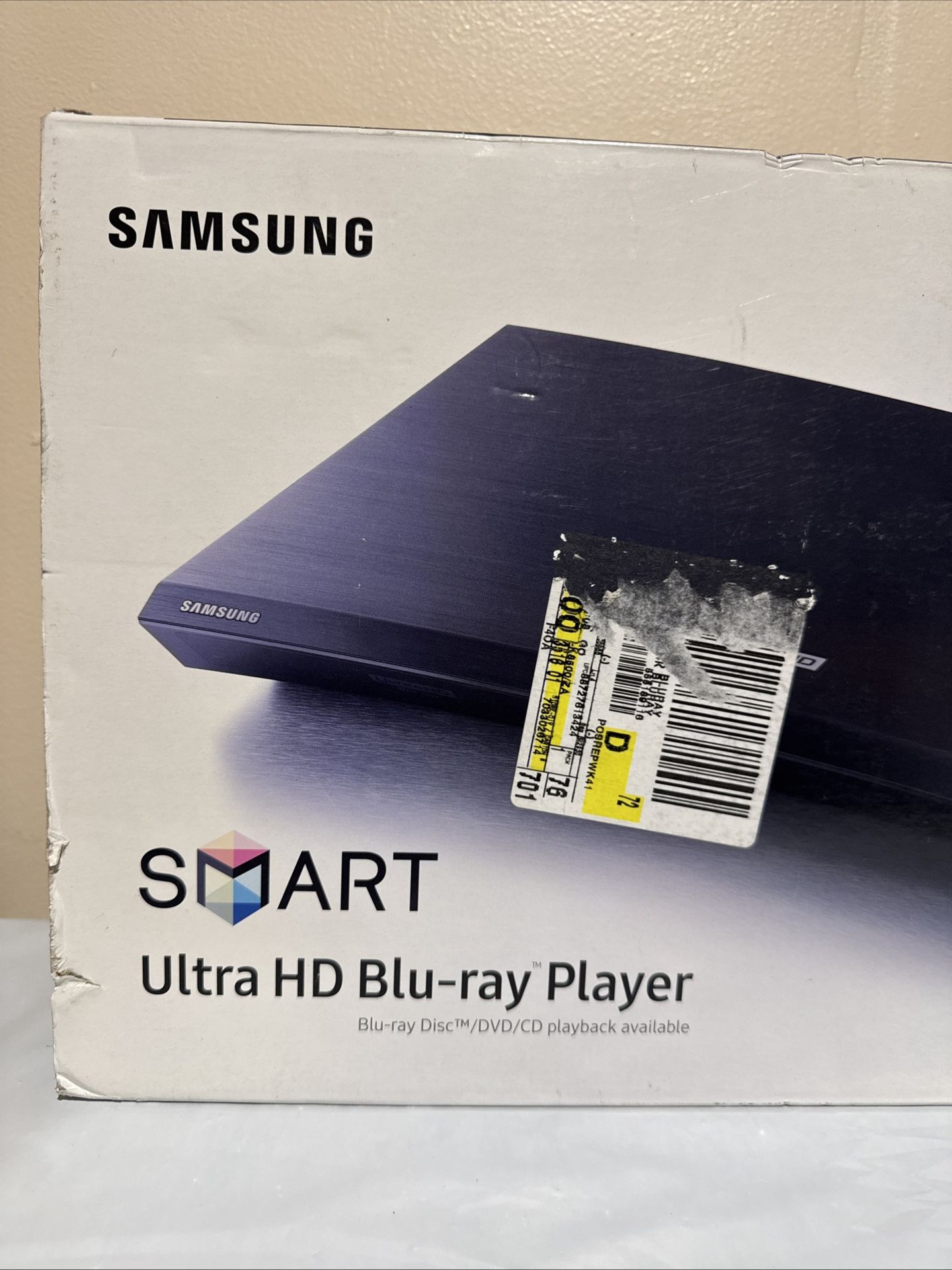 Samsung UBD-K8500/ZA Ultra HD 4K Blu-ray Player with HDR10, WiFi & HDMI- SEALED