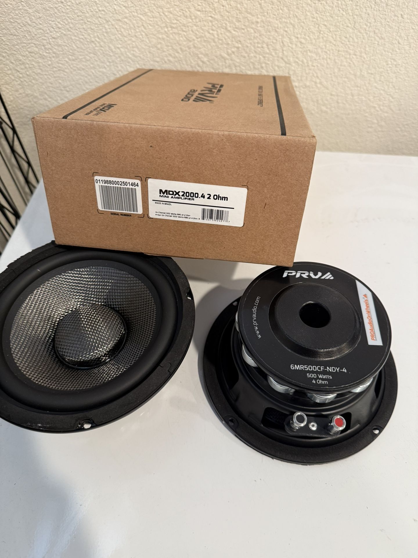 Prv Audio Amp And Speakers Mids