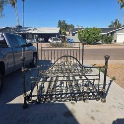 17 Year Old Metal And Brass Bed Frame