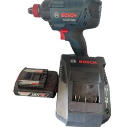 Bosch GDX18V-1800 18V Brushless Impact Driver, 2.0AH Battery, And Charger