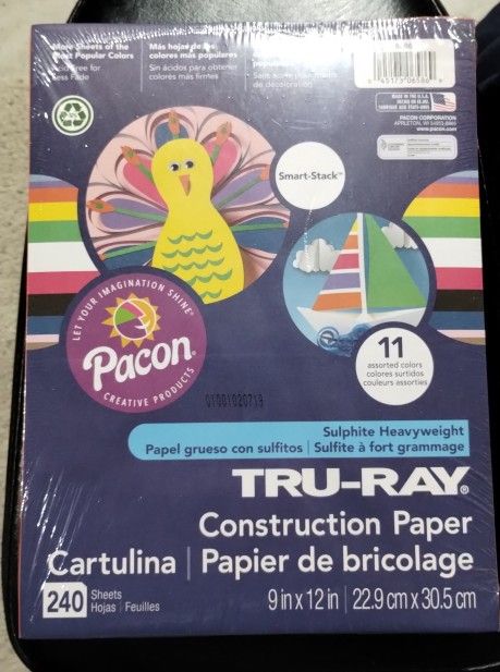 Tru-Ray Construction Paper 240 Ct 8 packs
