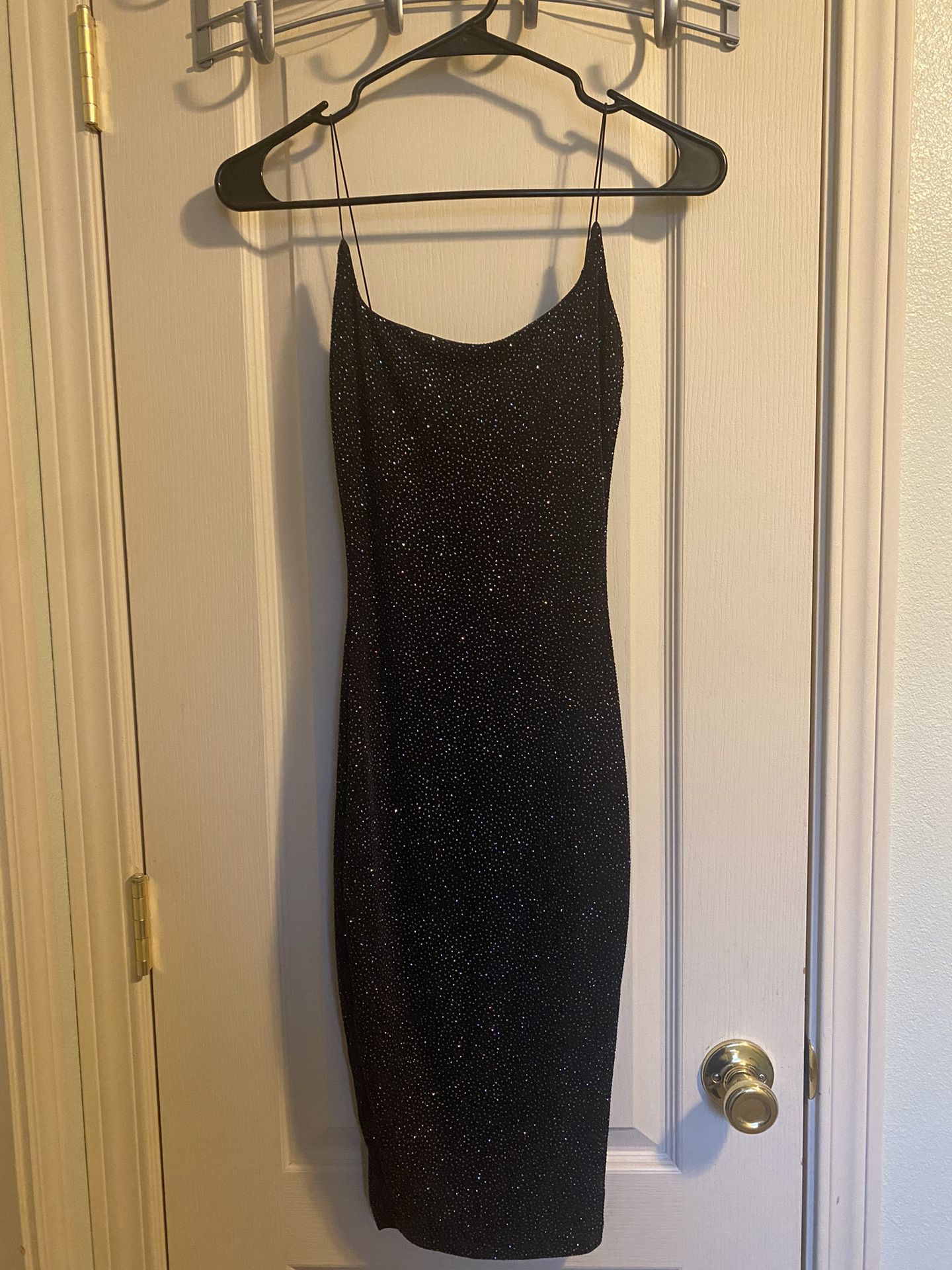 Windsor, Dress, Black With Sparkles, Small