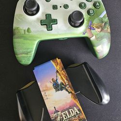Legend Of Zelda Breath Of The Wild Nintendo Switch Controller Grip+ Pro Controller