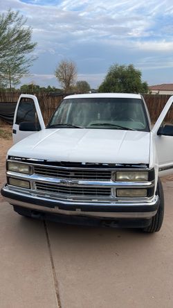 Chevrolet C/K Pickup Truck White